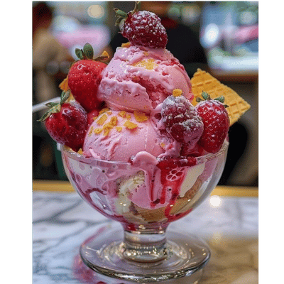 Receta de helado 1 del recetario